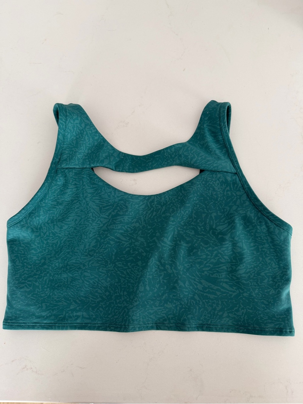 lululemon athletica Everlux Cut-Out Train Bra in Teal Lagoon